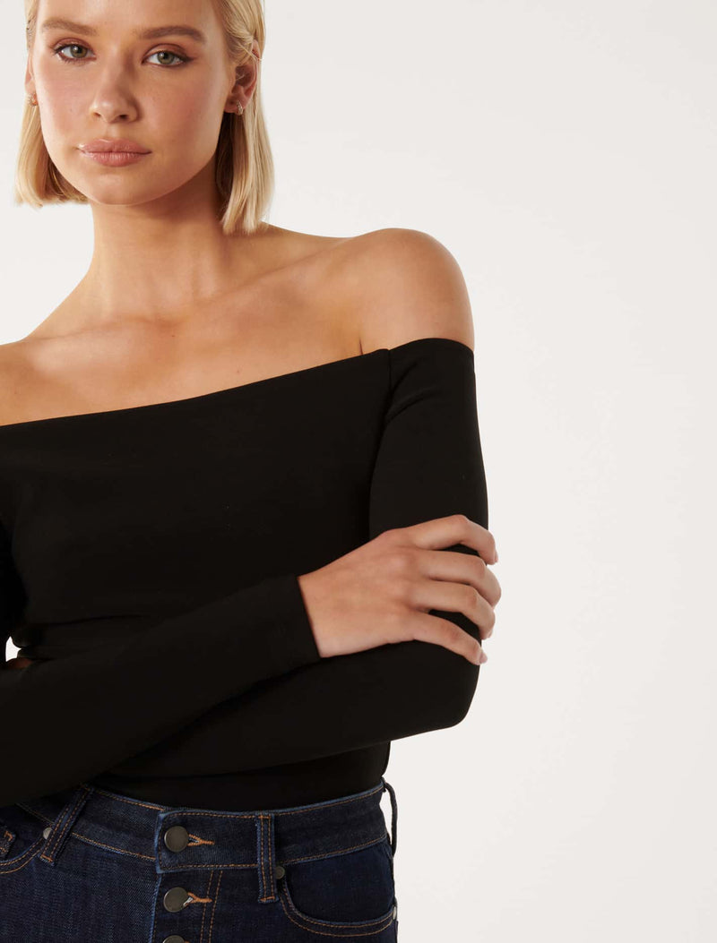 Marielle High Bardot Top Forever New
