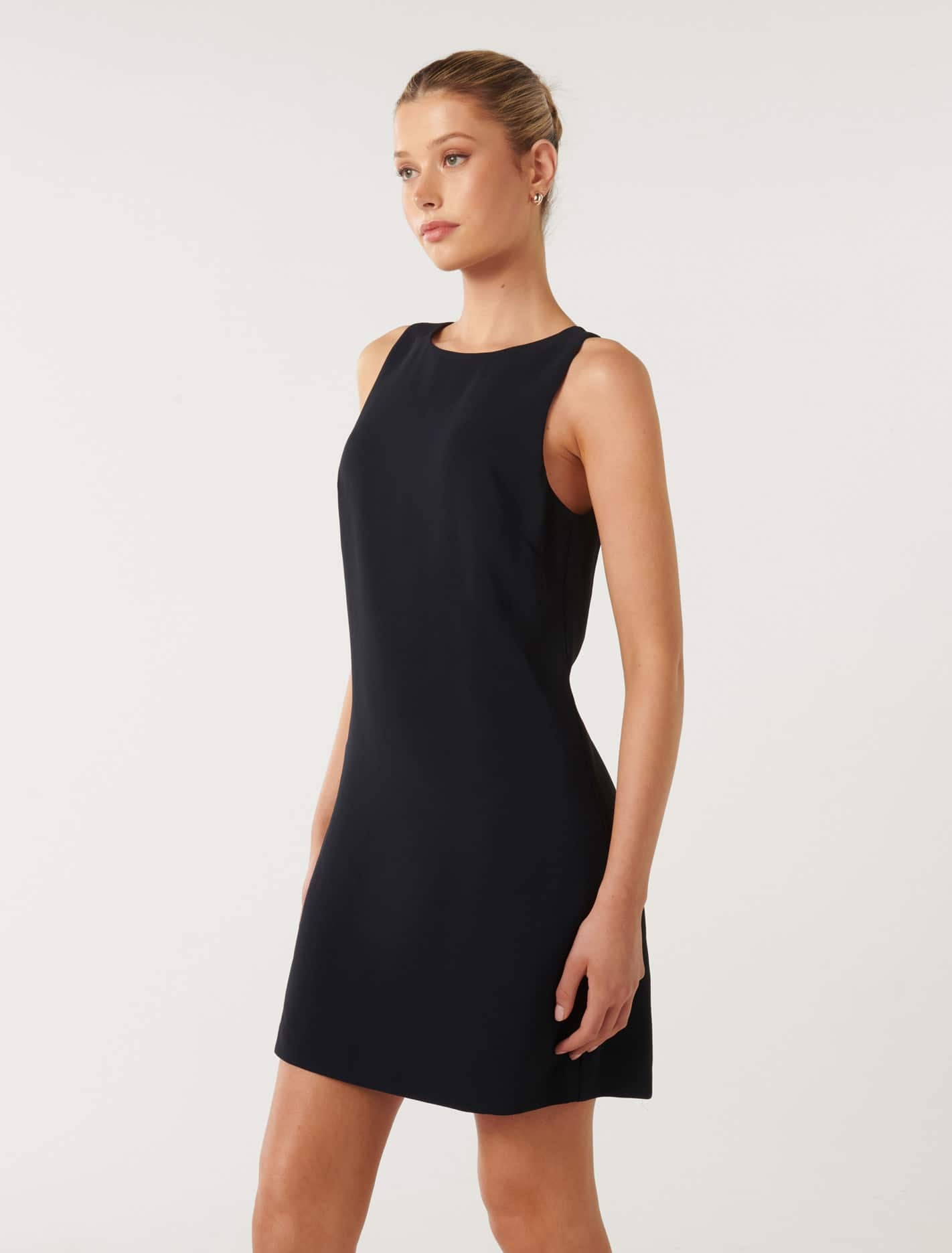 Simmy Shift Dress Navy | Forever New