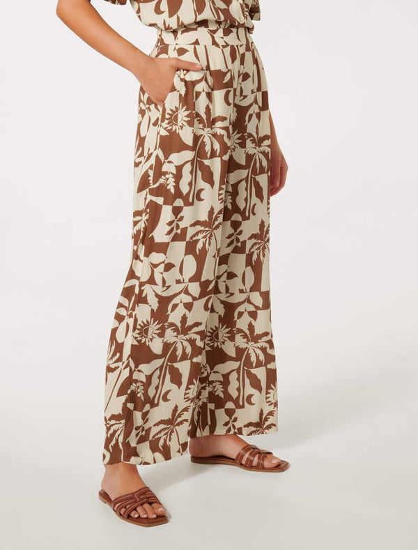 Flora Floaty Pull On Pants Forever New