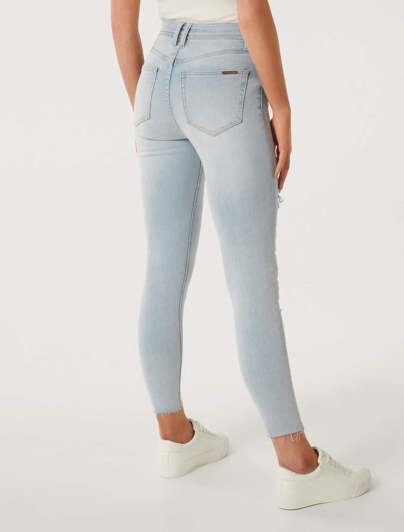 Ashley Mid-Rise Ankle Skinny Jeans Hamiltons | Forever New