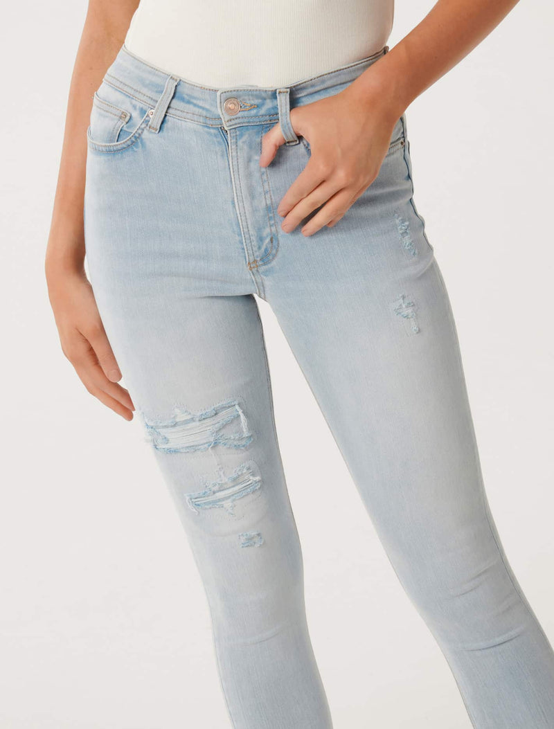 Ashley Mid-Rise Ankle Skinny Jeans Hamiltons | Forever New