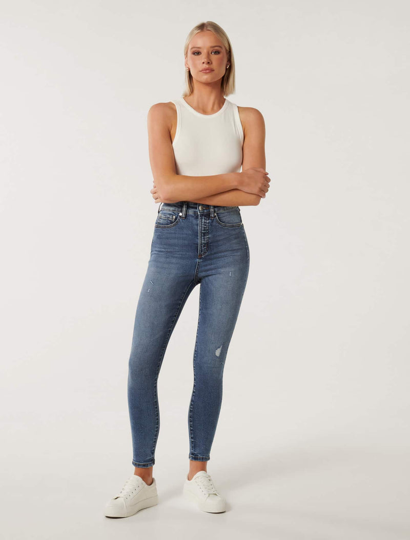 Mila High-Rise Skinny Jeans Forever New