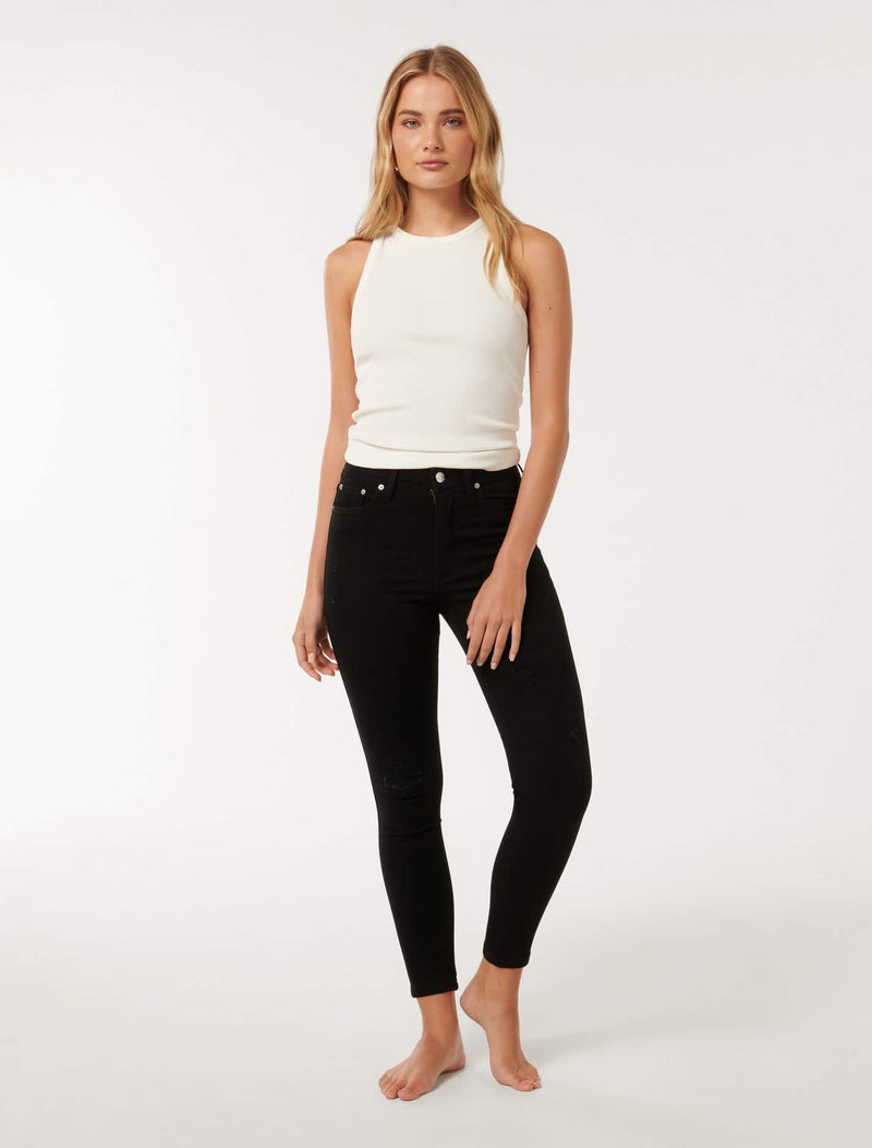 Ashley Mid-Rise Skinny Jeans Forever New