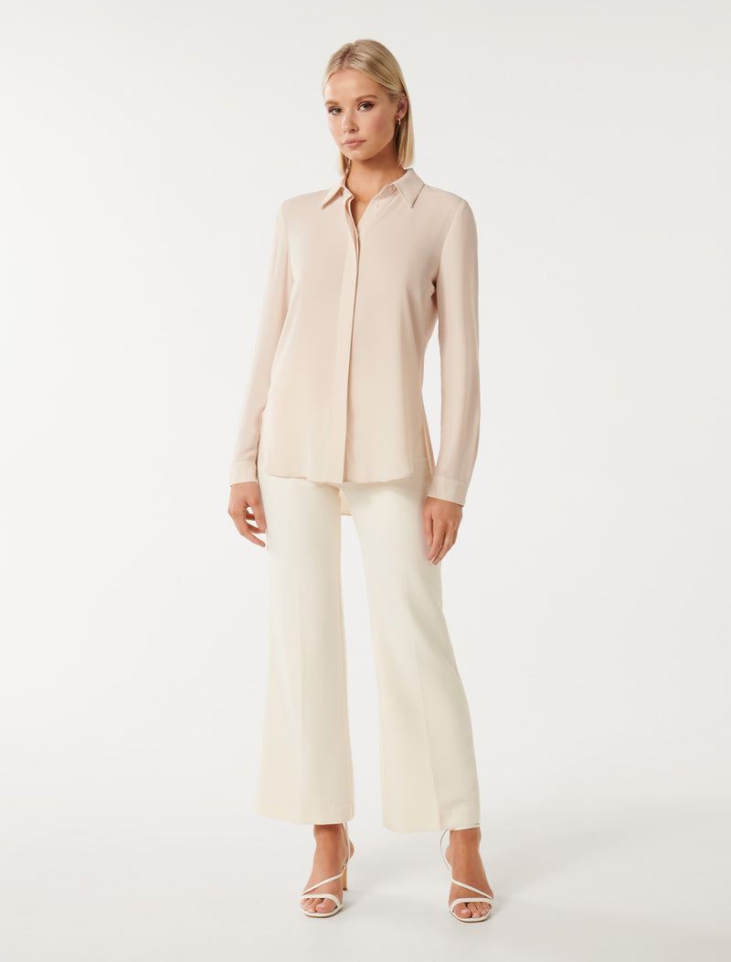 Celia Crepe Shirt Forever New