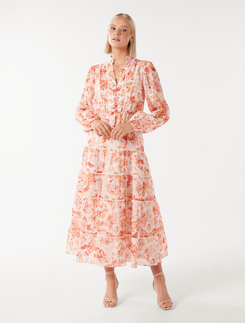 Astrid Button Up Midi Dress Forever New