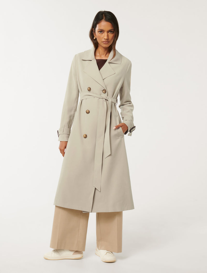 Petite trench coat with removable lining best sale