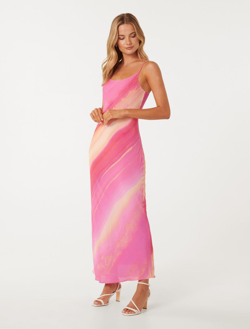 Strappy hotsell slip dress