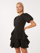 Claire Puff Sleeve Mini Dress Forever New
