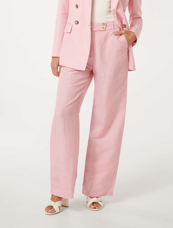 Bella Button Tab Pants Forever New