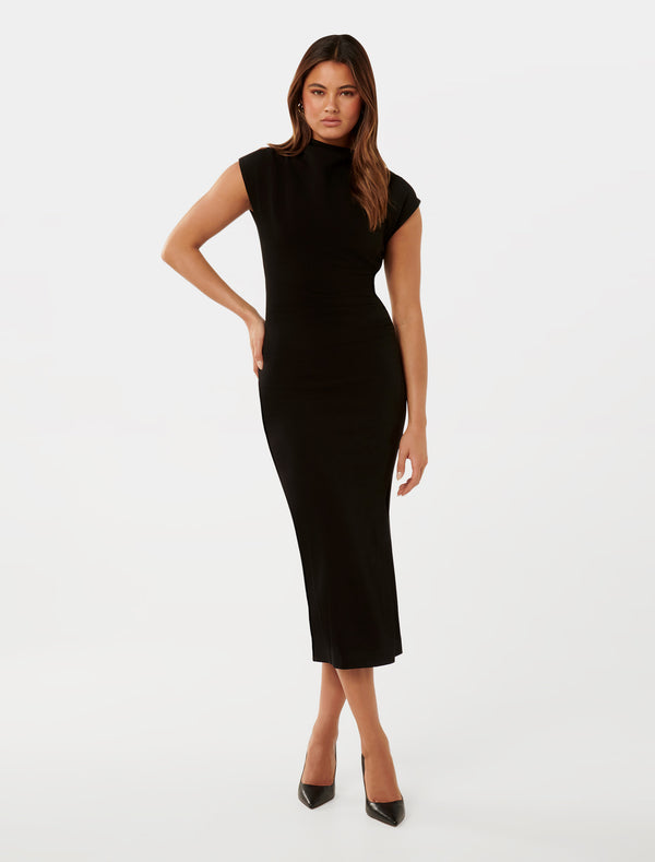 Forever New Women's Maisie Embellished Neck Black Mini Dress Size UK 8 rrp  £115 | eBay