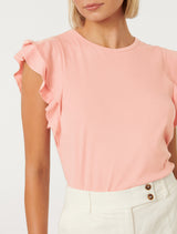 Hera Double Ruffle Top Forever New