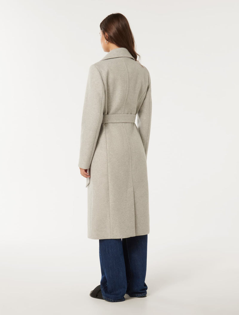 Forever new wrap coat best sale