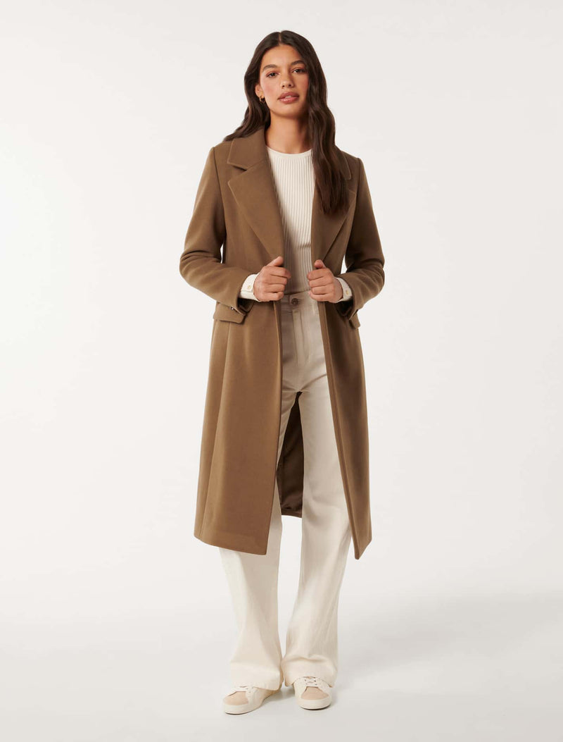 Claudia Double Breasted Coat Forever New