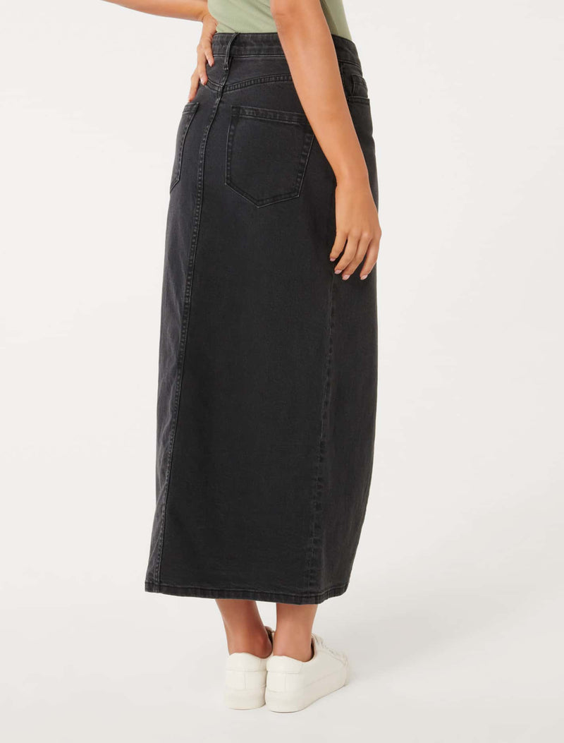 Marion Midaxi Skirt Black | Forever New