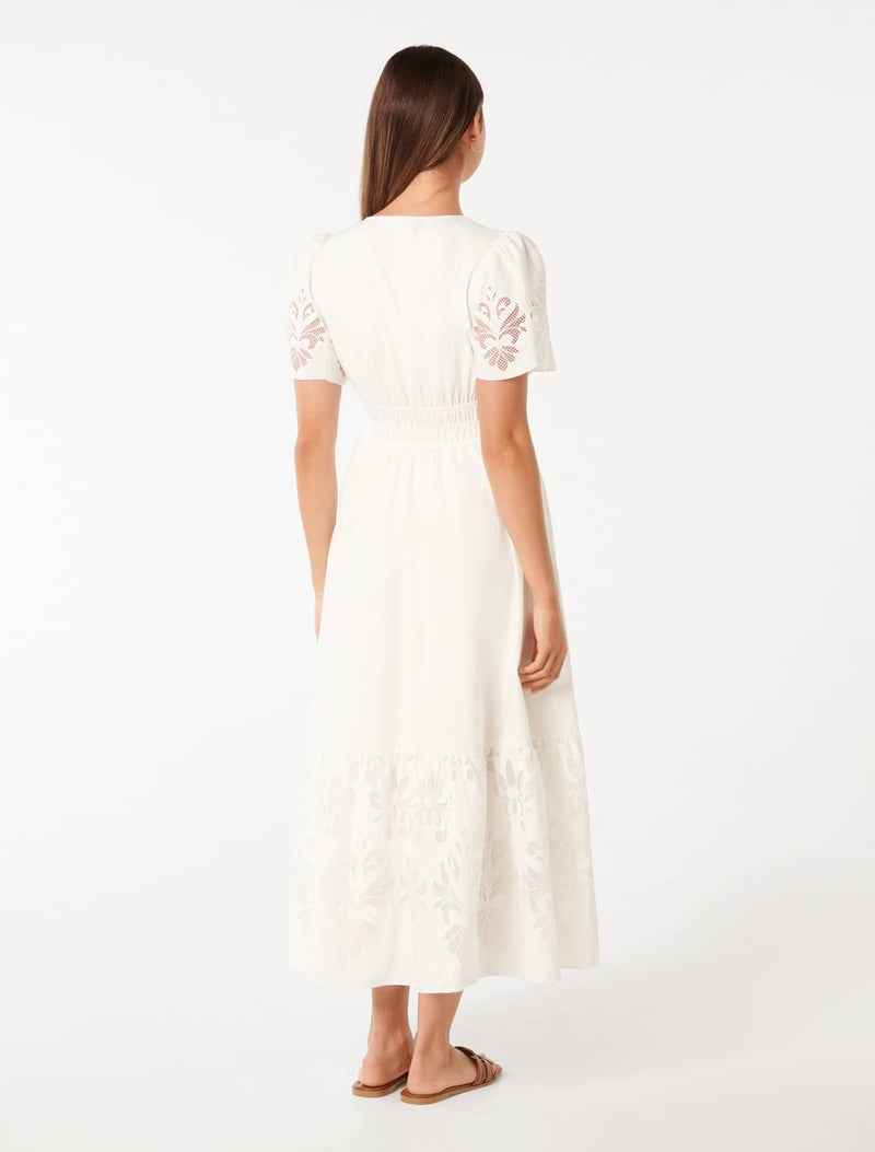 Eleanor Cutwork Maxi Dress Forever New