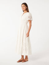 Eleanor Cutwork Maxi Dress Forever New