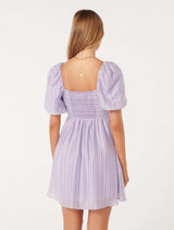 Janice Stripe Mini Dress Forever New