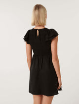 Tallulah Shirred Mini Dress Forever New
