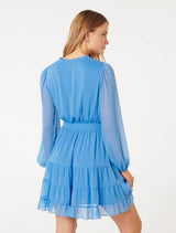Adley Ruffle Mini Dress Forever New