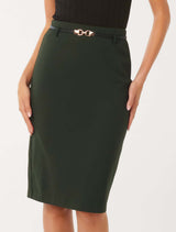 Dina Belted Pencil Skirt Forever New