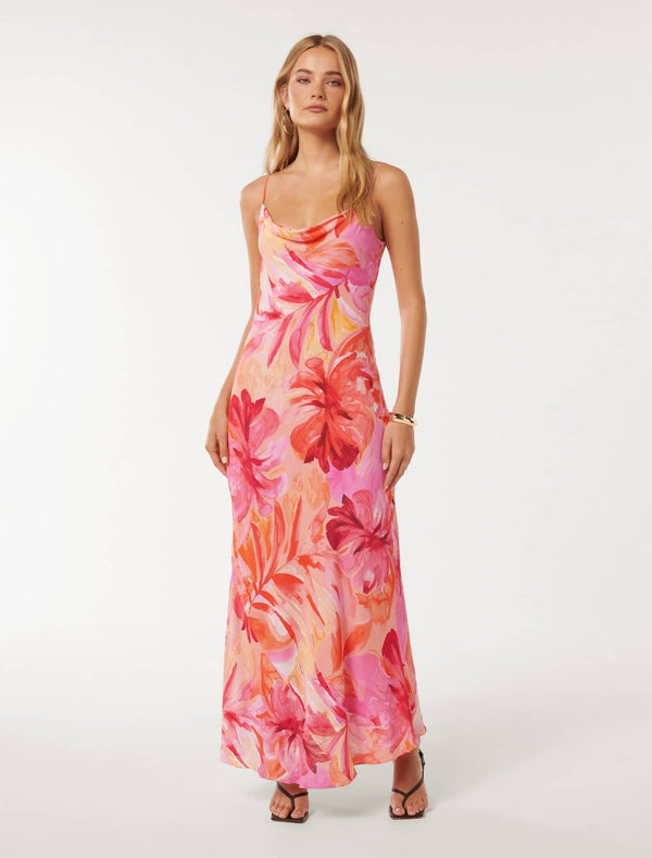 Valerie Cowl Neck Maxi Dress Forever New