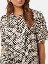 Becca Border Print Shirt Forever New