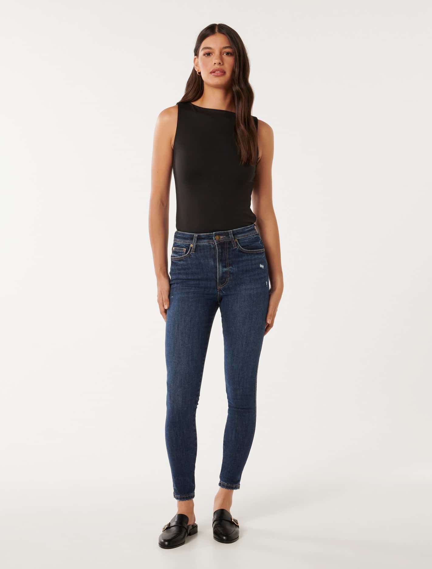 Ashley Mid-Rise Skinny Jeans Malmesbury | Forever New