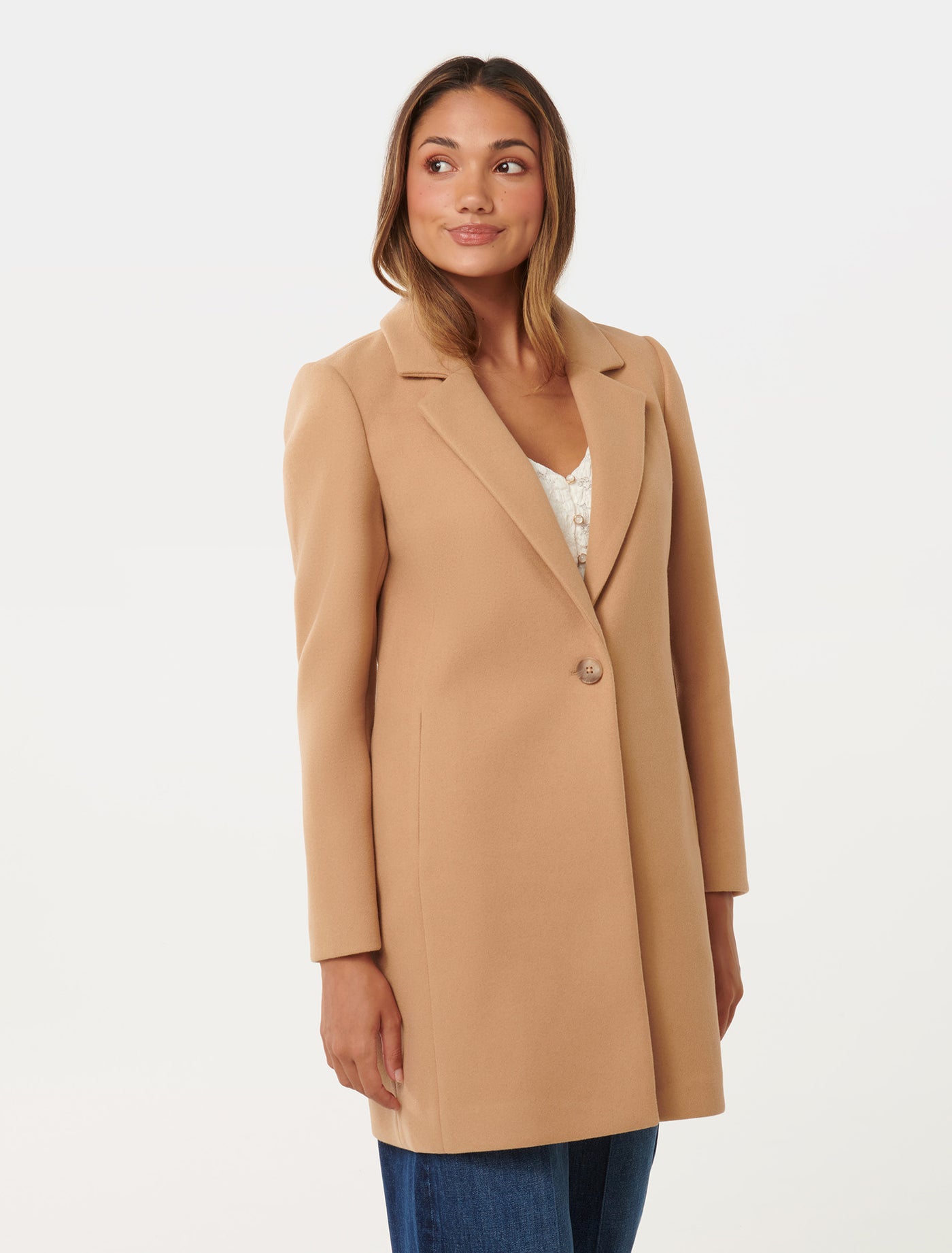 Petite womens camel coat hotsell