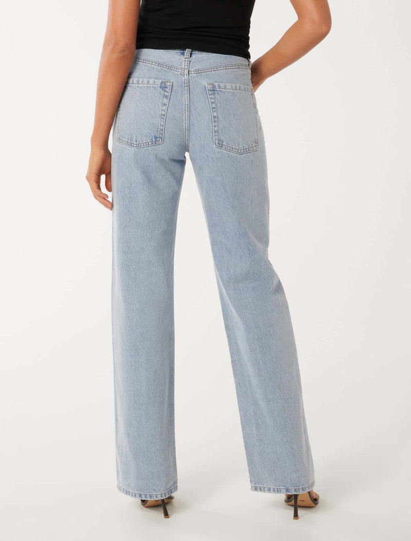 Sky Straight Leg Jeans Forever New