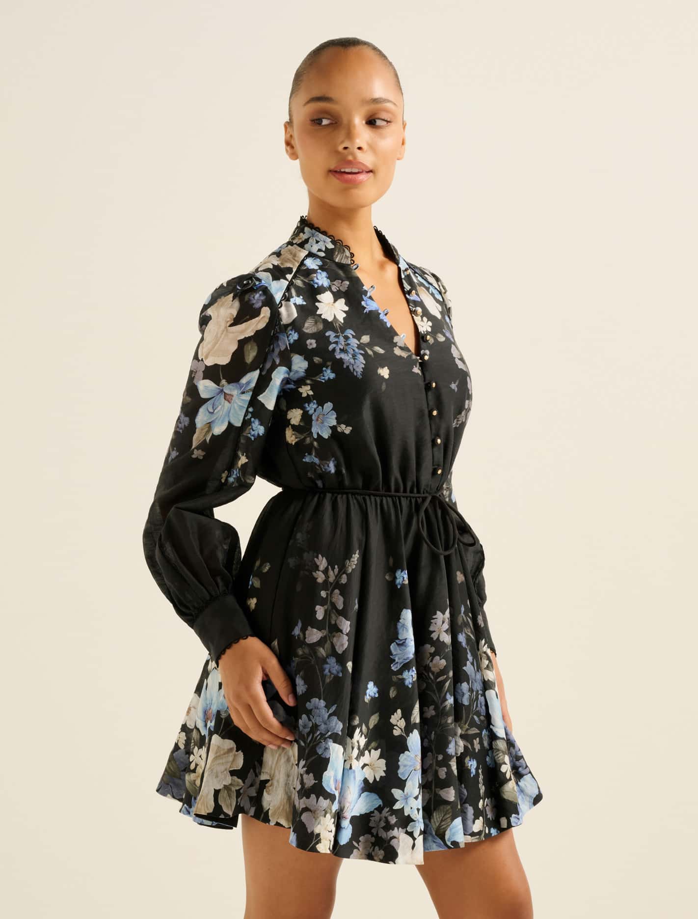 Vienna Trim Detail Skater Dress Forever New