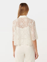 Ilah Lace Crop Shirt Forever New