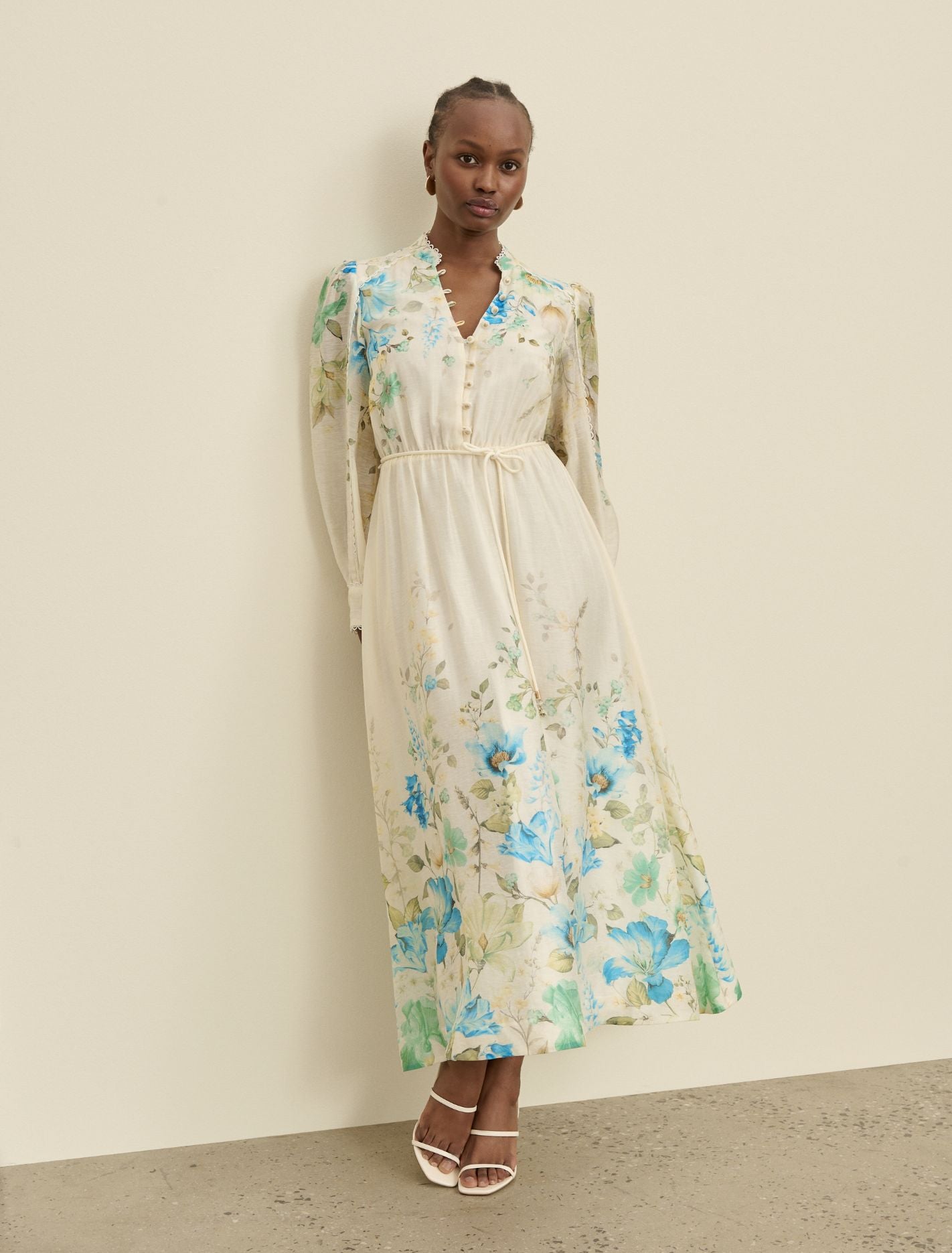 Peyton Trim Detail Midi Dress Forever New