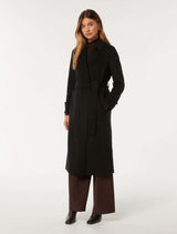 Carter Felled Seam Coat Forever New