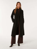 Carter Felled Seam Coat Forever New