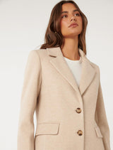 Arlo Single Breasted Coat Forever New