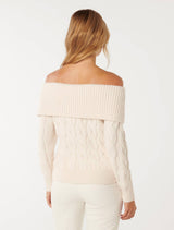 Sadie Cable Bardot Jumper Forever New
