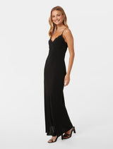 Ainsley Lace Detail Slip Midi Dress Forever New