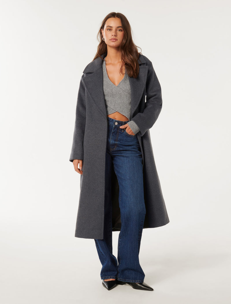 Priya Wrap Coat Forever New