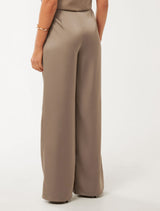 Emila Satin Wide Leg Pants Forever New