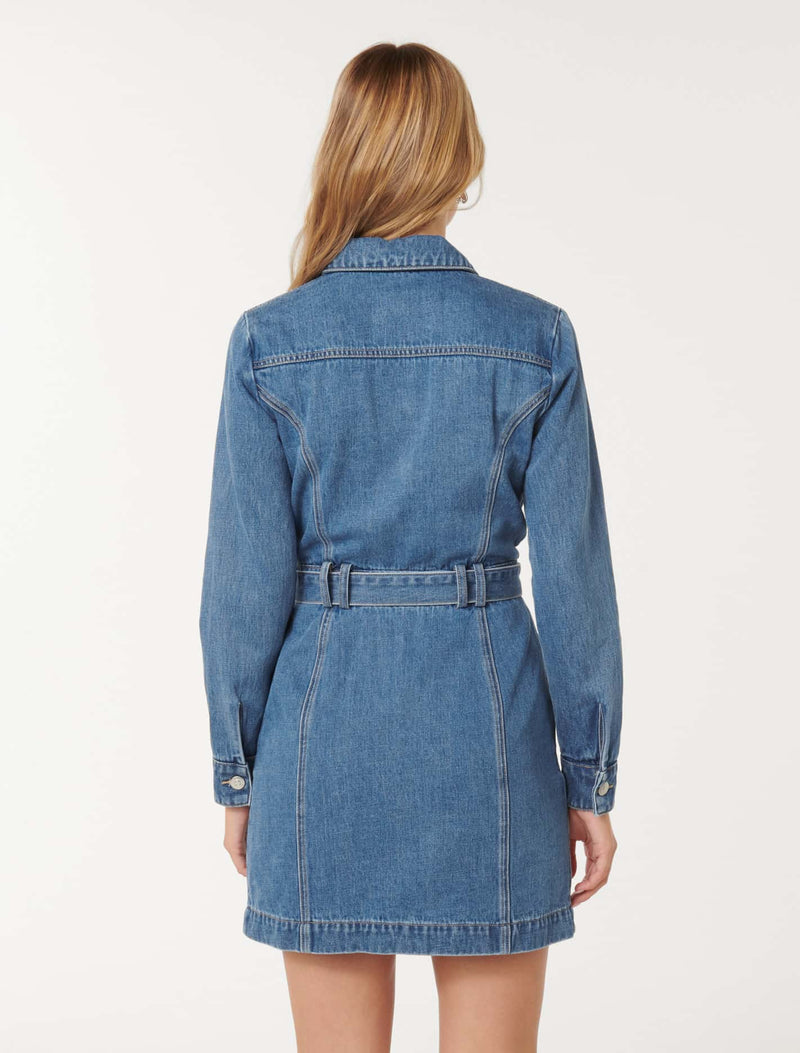 Raelyn Denim Dress Forever New