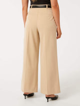Edweena Petite Belted Wide Leg Pants Forever New