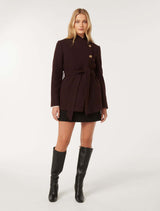 Monica Wrap Coat Forever New