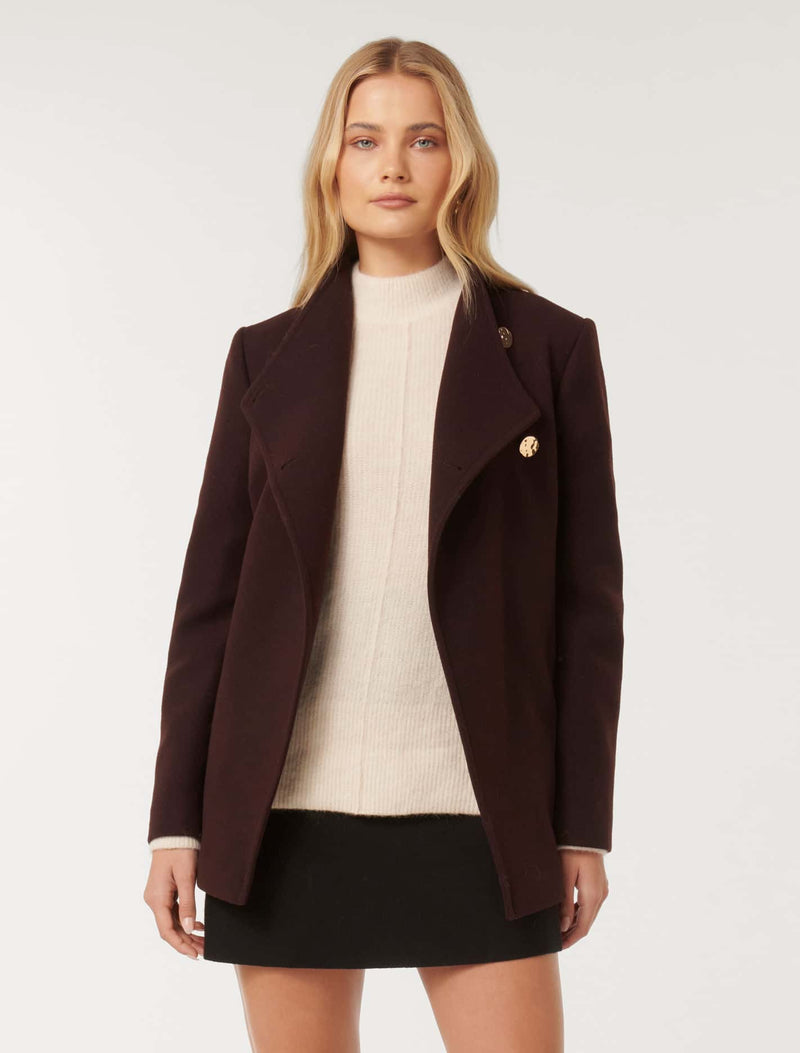 Monica Wrap Coat Forever New