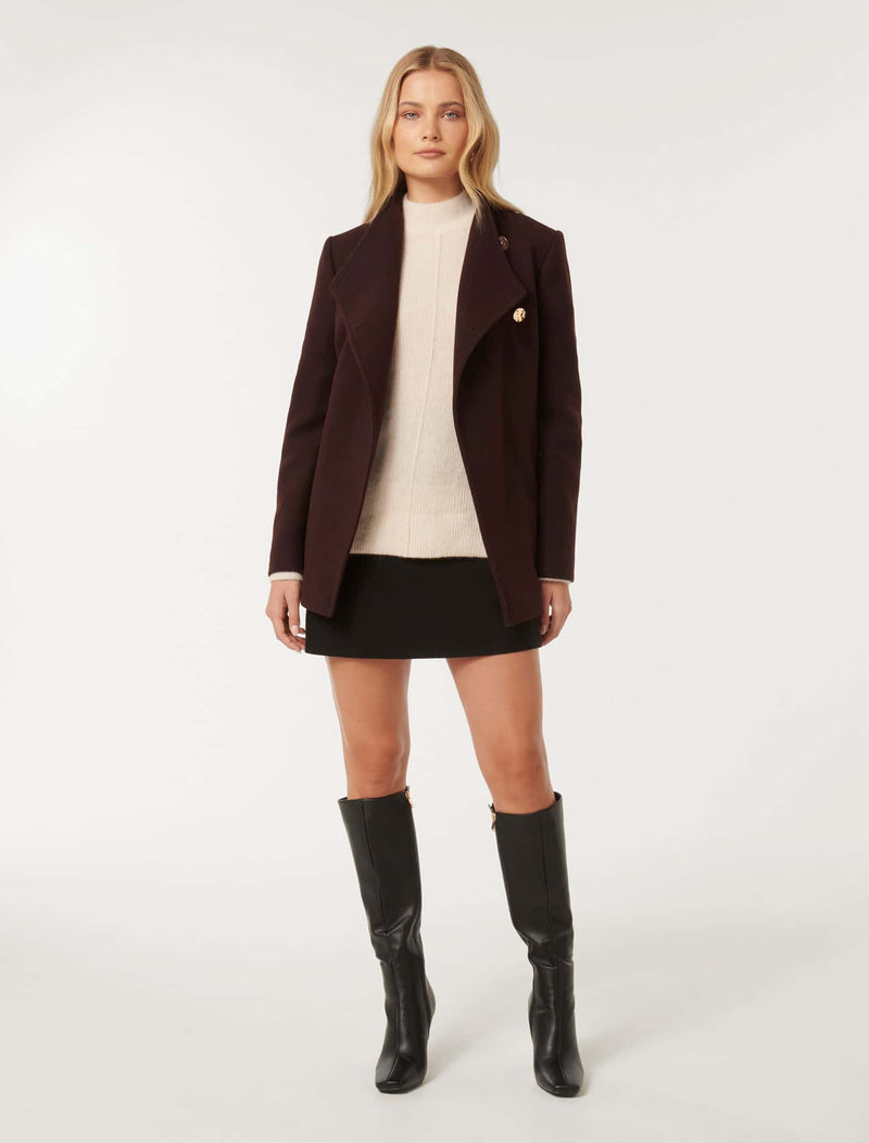 Monica Wrap Coat Forever New