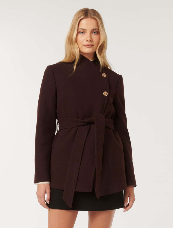 Monica Wrap Coat Forever New