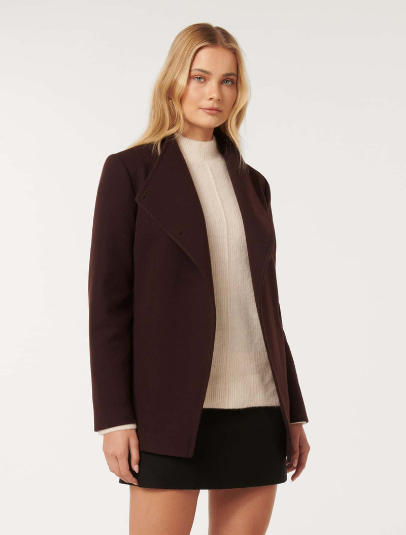 Monica Wrap Coat Forever New