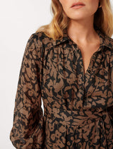 Sylvie Petite Tiered Shirt Midi Dress Forever New