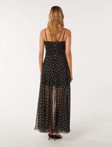 Brandy Sheer Skirt Maxi Dress Forever New