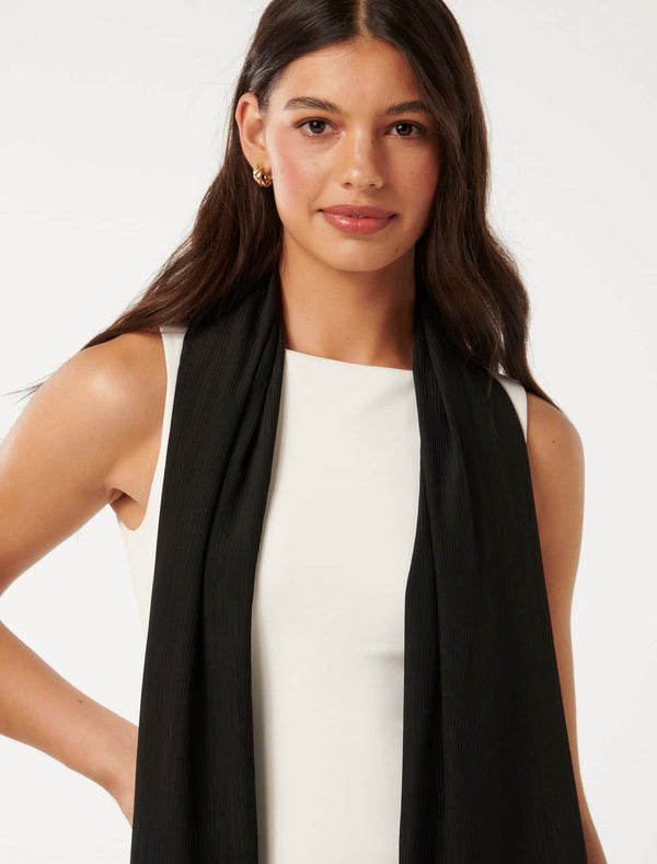 Cora Crinkle Satin Scarf Forever New