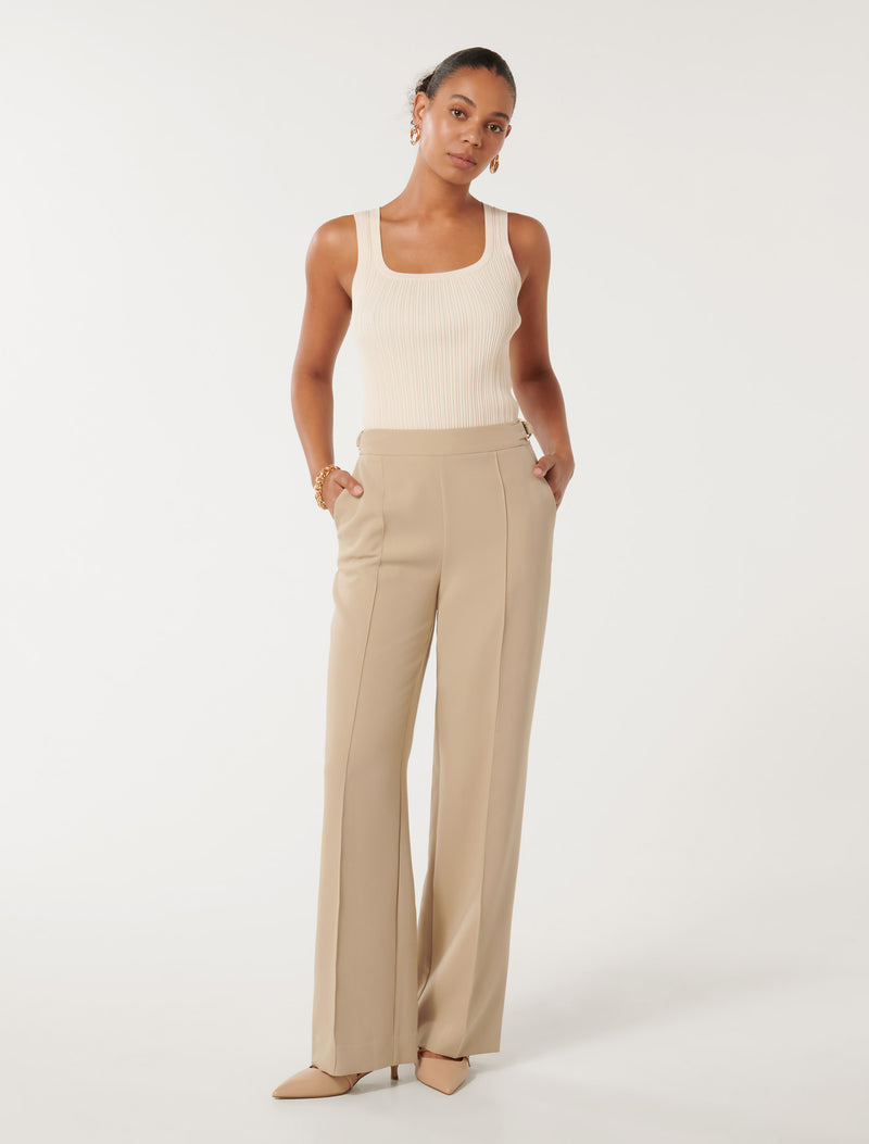 Mila D-Ring Wide Leg Pants Forever New